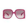 Gucci Square Injection Sunglasses — Purple
