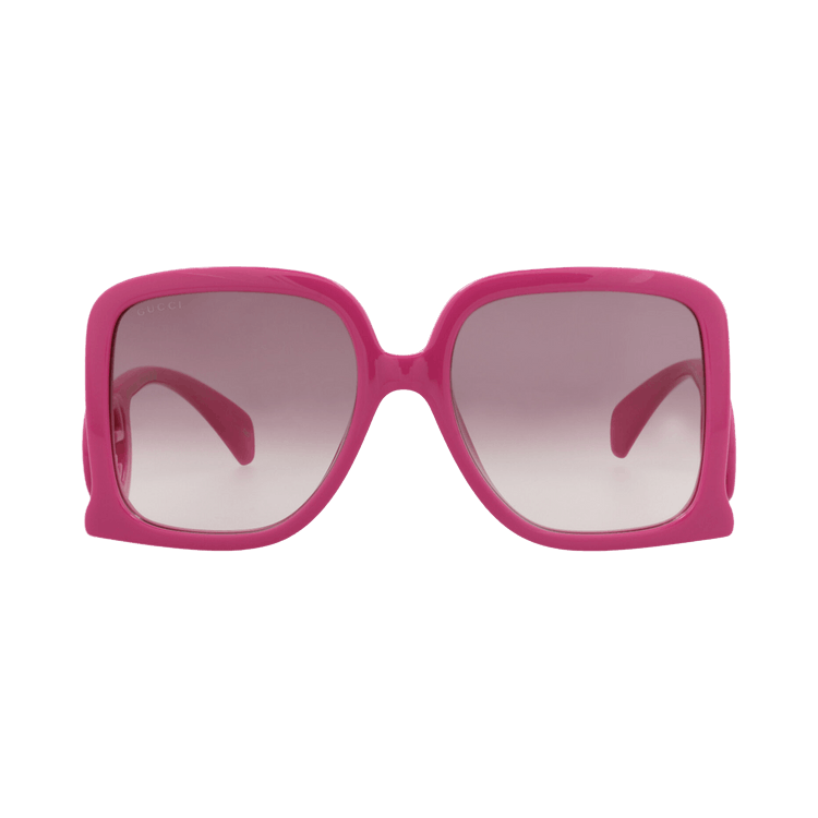 Gucci Square Injection Sunglasses — Purple