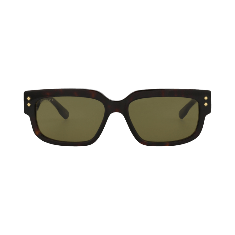 Gucci Square Sunglasses — Brown