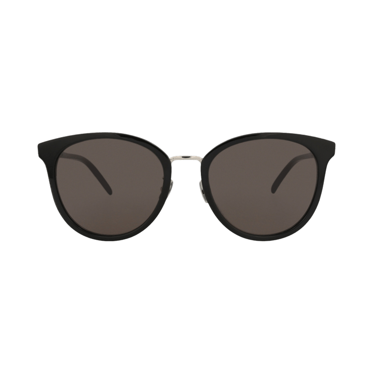 Saint Laurent Round Sunglasses — Black