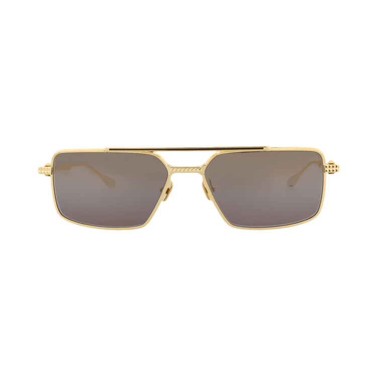Valentino Aviator Sunglasses — Gold