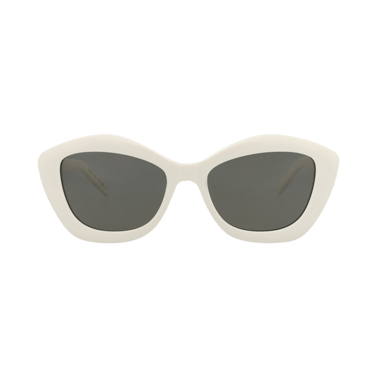 Saint Laurent Cat Eye Sunglasses — White