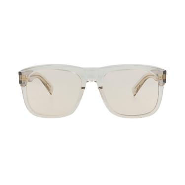 Saint Laurent Square Sunglasses — Tan