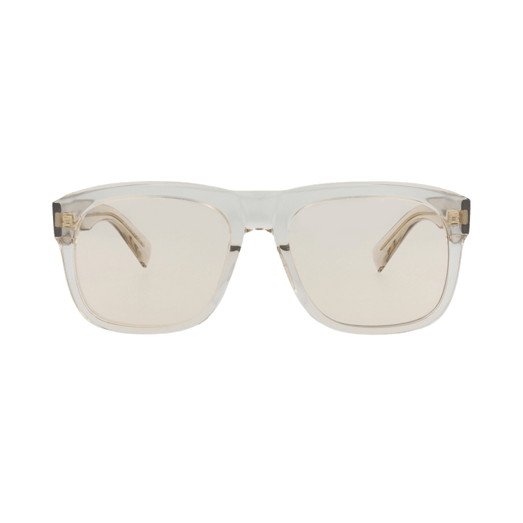 Saint Laurent Square Sunglasses — Tan