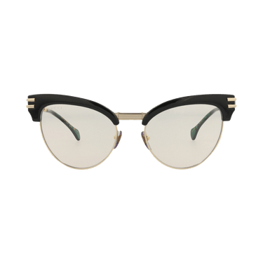 Gucci Cat Eye Injection Sunglasses — Black