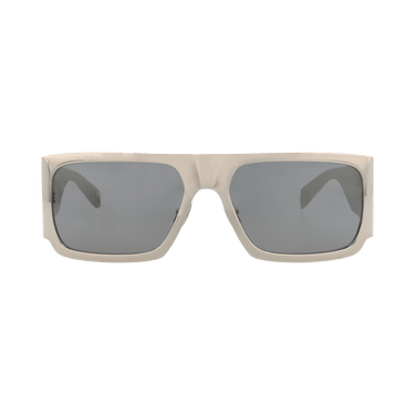 Saint Laurent Square Sunglasses — Silver