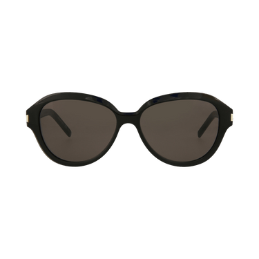 Saint Laurent Round Sunglasses — Black