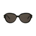 Saint Laurent Round Sunglasses — Black