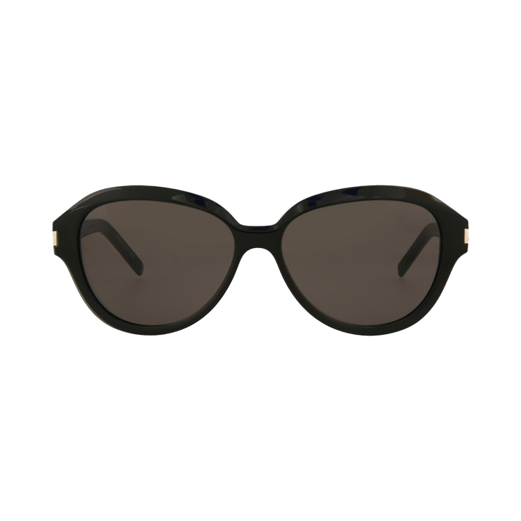 Saint Laurent Round Sunglasses — Black