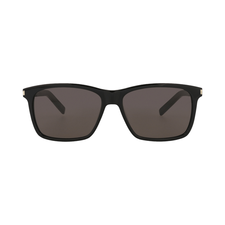 Saint Laurent Square Sunglasses — Black