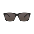 Saint Laurent Square Sunglasses — Black