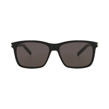 Saint Laurent Square Sunglasses — Black