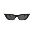 Valentino Cat Eye Sunglasses — Black