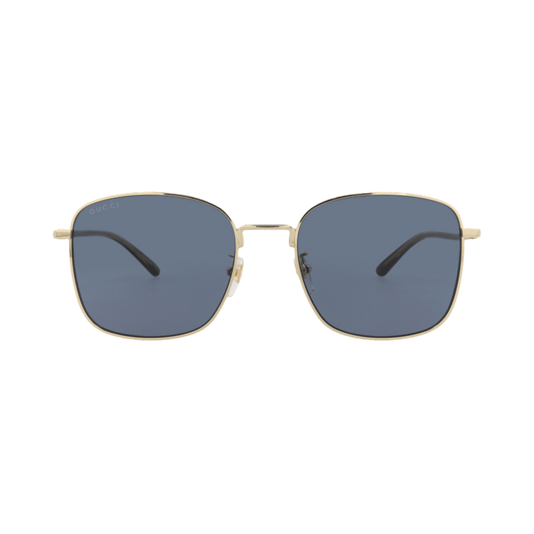 Gucci Square Sunglasses — Gold