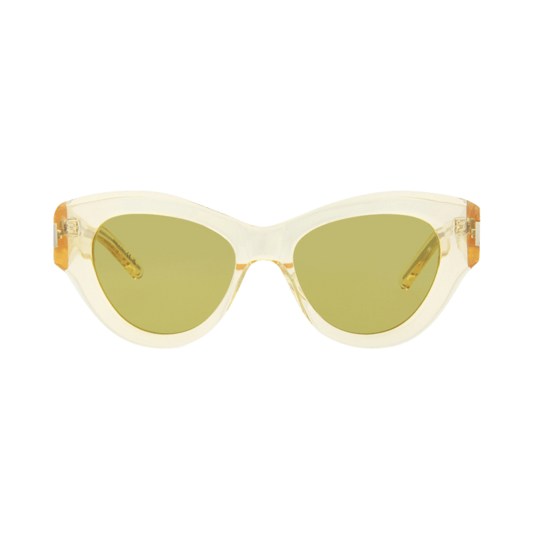 Saint Laurent Cat Eye Sunglasses — Green