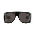 Gucci Shield Injection Sunglasses — Black