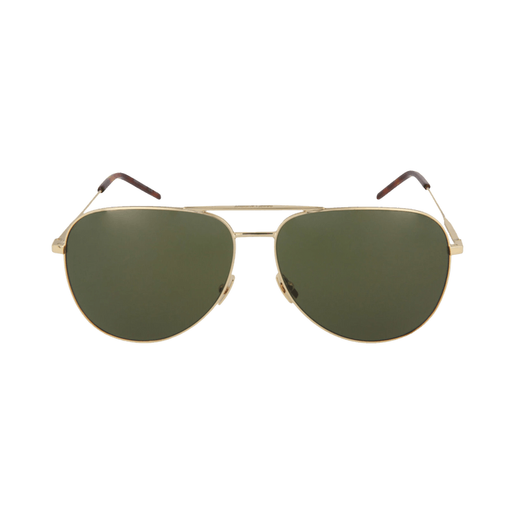 Saint Laurent Aviator Sunglasses — Gold