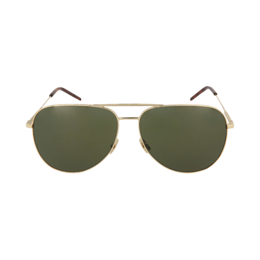Saint Laurent Aviator Sunglasses — Gold