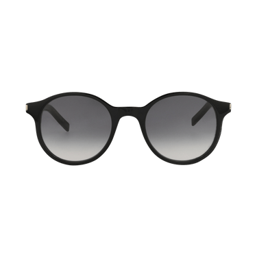 Saint Laurent Round Sunglasses — Black