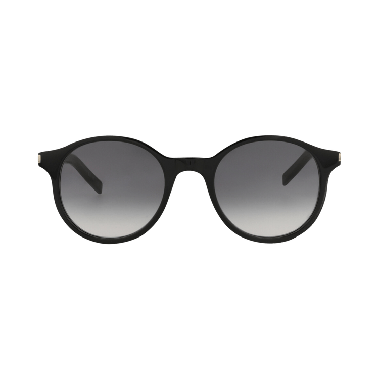 Saint Laurent Round Sunglasses — Black