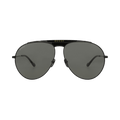 Gucci Aviator Sunglasses — Black