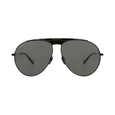Gucci Aviator Sunglasses — Black