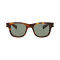 Saint Laurent Square Sunglasses — Brown