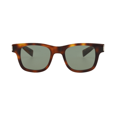 Saint Laurent Square Sunglasses — Brown