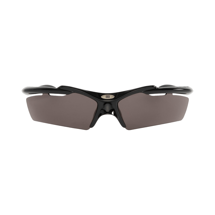 Balenciaga Turbo Rectangle Sunglasses — Black