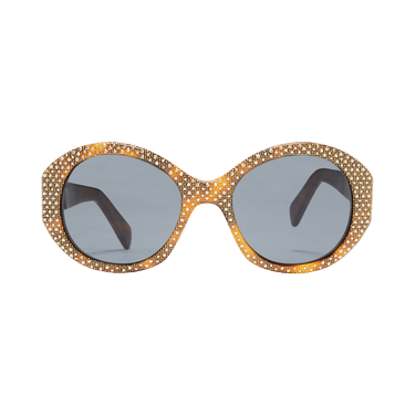 CELINE Oval Sunglasses — Brown