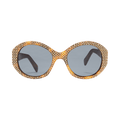 CELINE Oval Sunglasses — Brown
