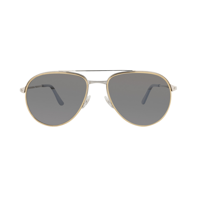 Cartier Aviator Sunglasses — Silver