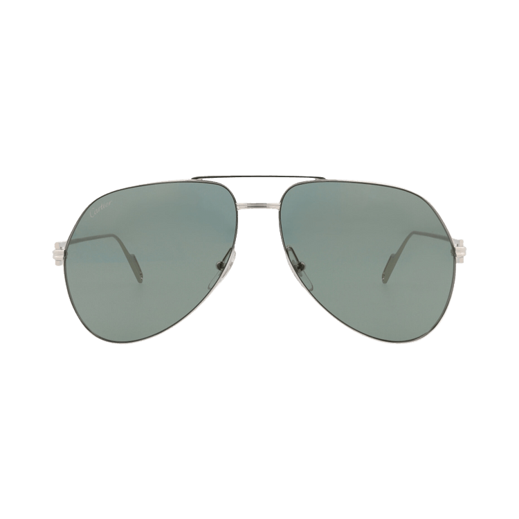 Cartier Aviator Sunglasses — Silver
