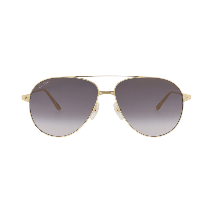 Cartier Aviator Sunglasses — Gold