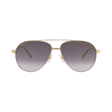 Cartier Aviator Sunglasses — Gold