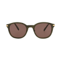 Cartier Round Sunglasses — Brown