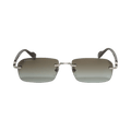 Gucci Rectangular Sunglasses — Silver