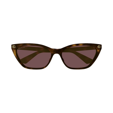 Gucci Cat Eye Sunglasses — Brown