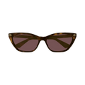 Gucci Cat Eye Sunglasses — Brown