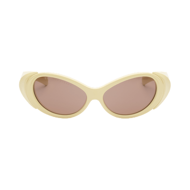 Collina Strada Acrylic Grass Sunglasses — Yellow