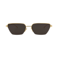 Bottega Veneta Square Sunglasses — Brown