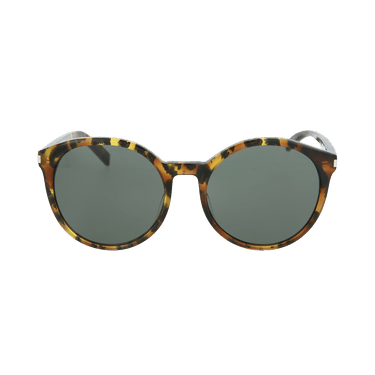Saint Laurent Round Sunglasses — Brown