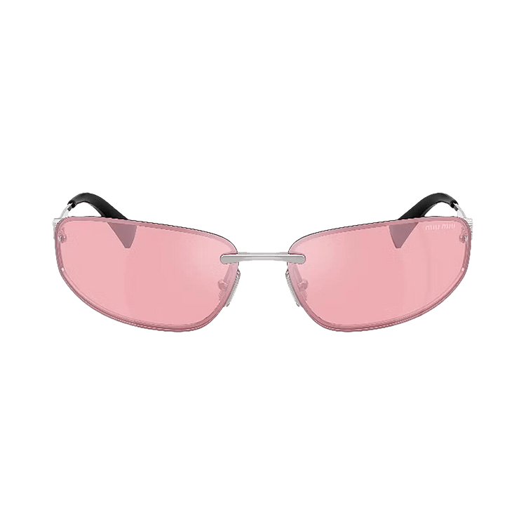 Miu Miu Logo Nocturne Sunglasses — Pink
