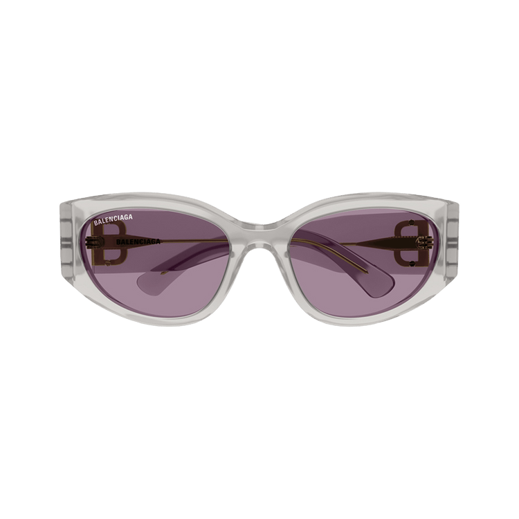 Balenciaga Oval Sunglasses — White