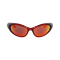 Balenciaga Cat Eye Sunglasses — Red
