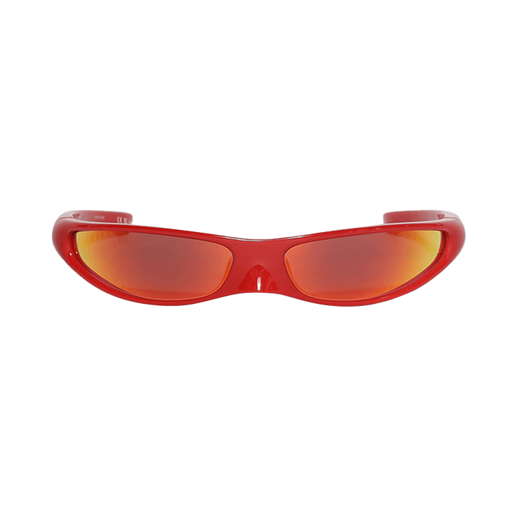 Balenciaga Shield Sunglasses — Red