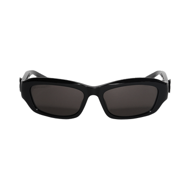 Balenciaga Rectangular Sunglasses — Black