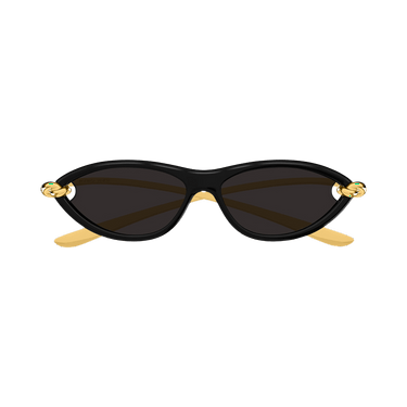Bottega Veneta Cat Eye Sunglasses — Black