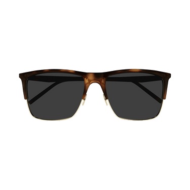 Saint Laurent Rectangular Sunglasses — Gold