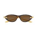 Bottega Veneta Cat Eye Sunglasses — Brown